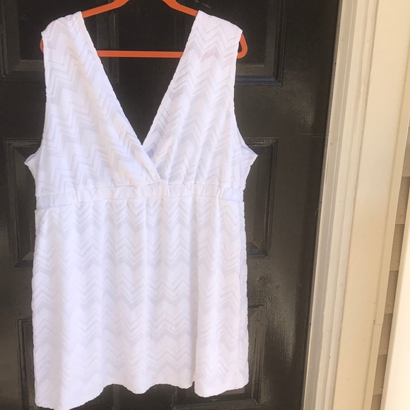 Swimsuit Terry Cloth Chevron Cover Up - Picture 4 of 6